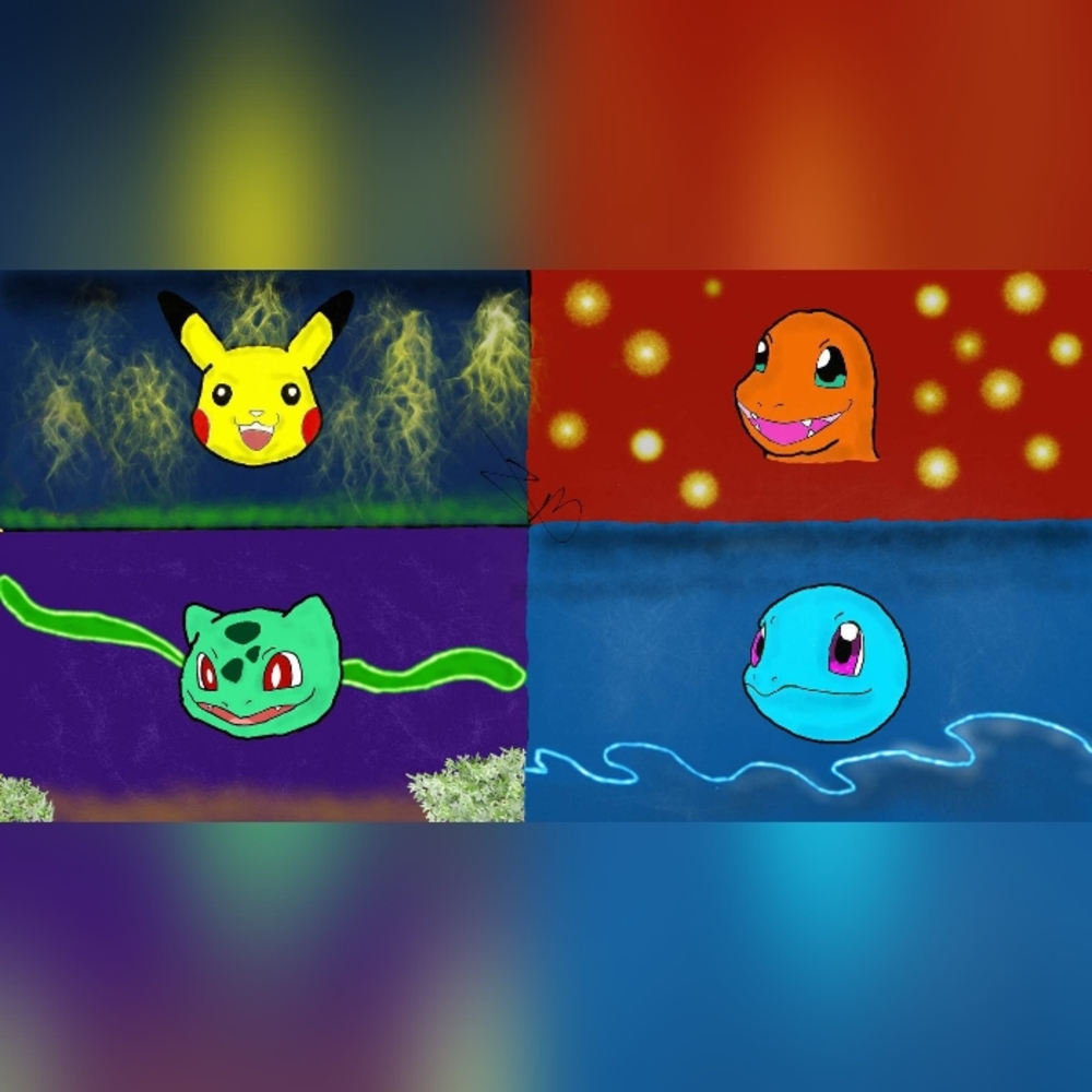 Starter Pokémon Drawing